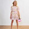 Arielle Embroidered Frill Dress, Ivory - Dresses - 3