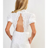 Eloise Embroidered Romper, Ivory - Rompers - 4