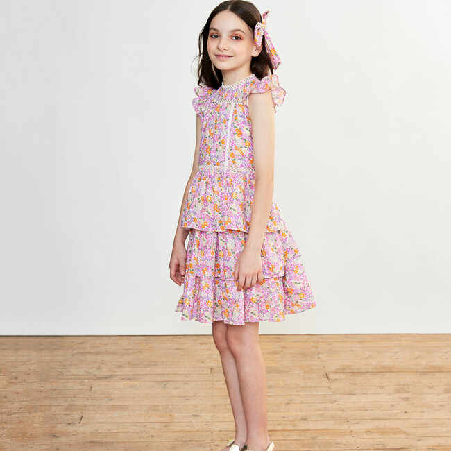 Blaire Frill Dress, Floral - Dresses - 3