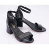 Patent Strap Heels, Black - Dress Shoes - 3