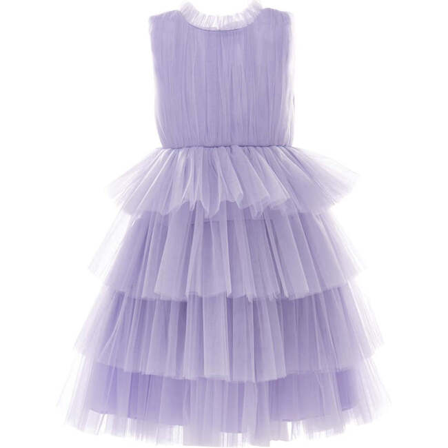 Farvue Tiered Tulle Dress, Purple