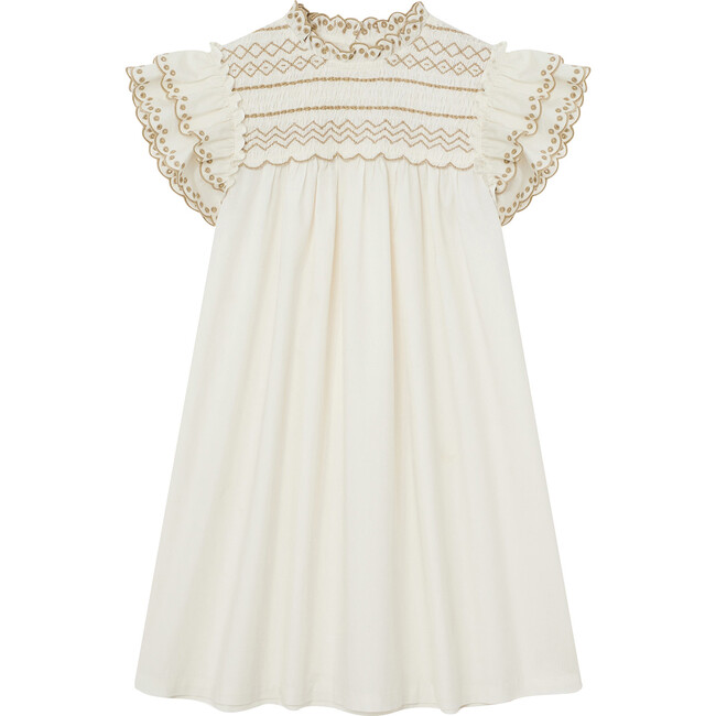 Dress, Cream - Bonpoint Dresses | Maisonette