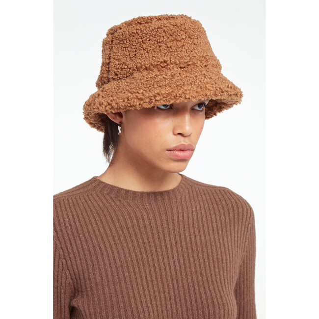 Women's Amara Bucket Hat, Camel - Hats - 3