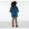 Stella Kids Faux Fur Jacket, Stone Blue - Jackets - 3