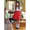 Party Skirt, Red Taffeta - Skirts - 2