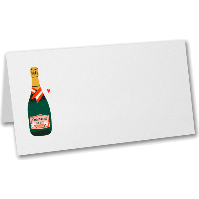 Champagne Place Card Set