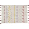 Azteca Natural Washable Rug, Vintage Nude - Rugs - 1 - thumbnail