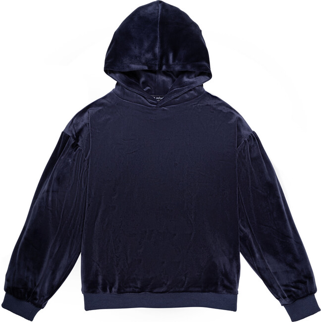 Indy Drop Shoulder Hoodie, Sapphire - Sweatshirts - 1