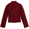 Chez Flare Sleeve Turtleneck, Ruby Red - Shirts - 2 - thumbnail