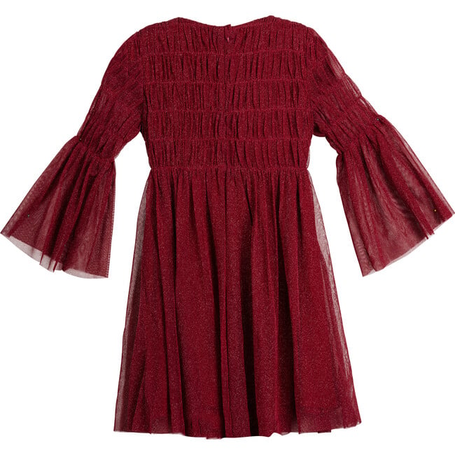 Carrie Tulle Dress, Ruby Red - Dresses - 2