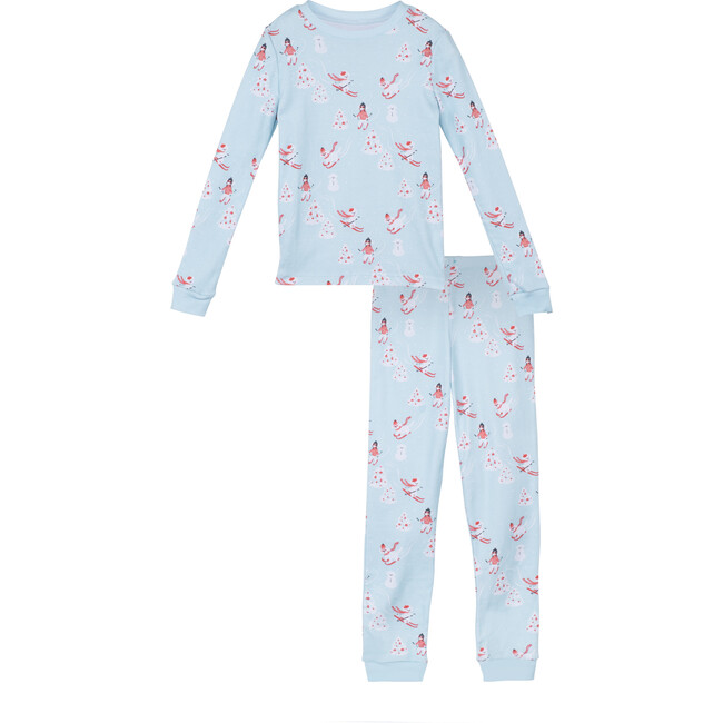 Dahl Holiday Pajama Set, Ski Pups - Pajamas - 1