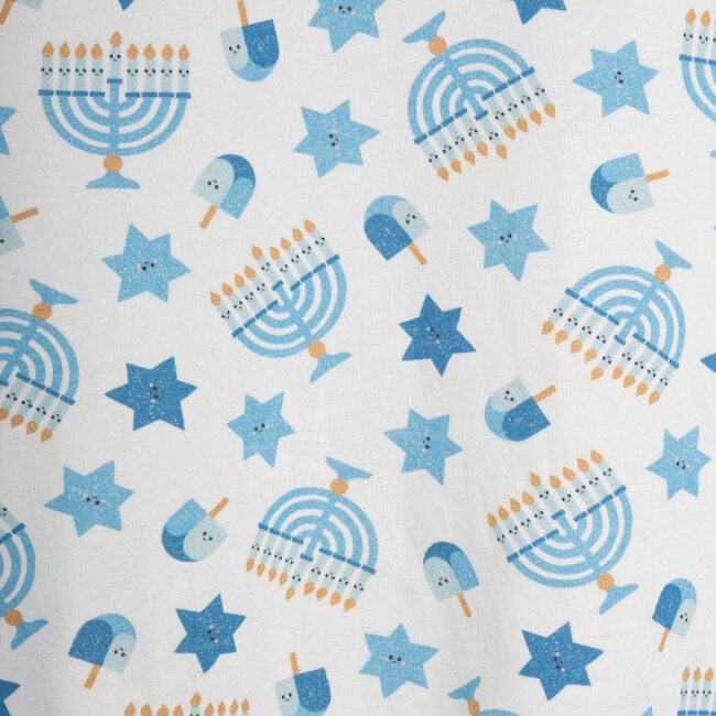 Women's Midge Holiday Pajama Set, Happy Hanukkah - Pajamas - 2