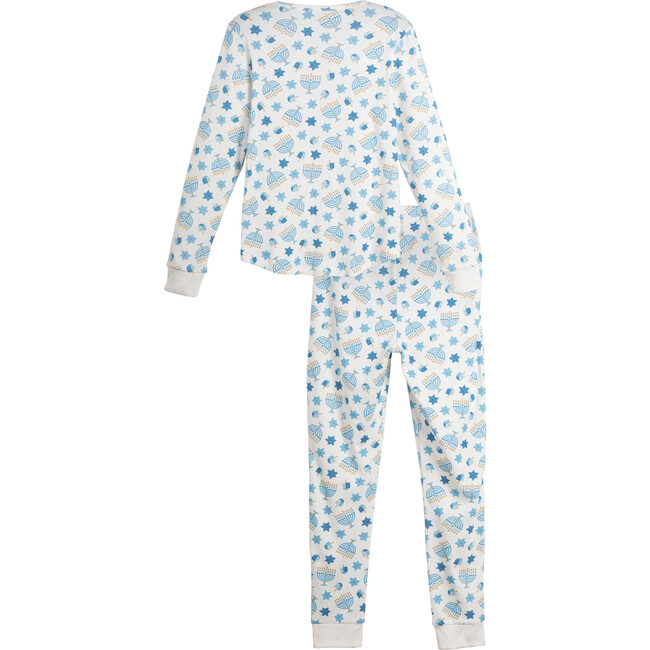 Women's Midge Holiday Pajama Set, Happy Hanukkah - Pajamas - 3