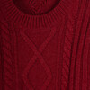 Women's Eva Sweater, Burgundy - Sweaters - 3 - thumbnail