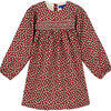 Jenny Dress, Berry & Cream Floral - Dresses - 1 - thumbnail