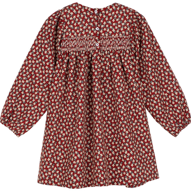 Jenny Dress, Berry & Cream Floral - Dresses - 3
