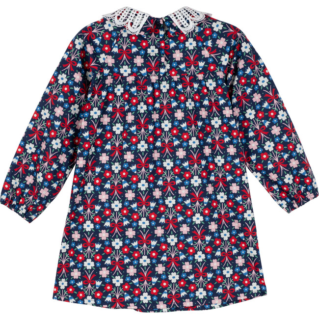 Maude Dress, Navy Kaleidoscope Flower - Dresses - 3