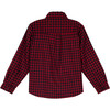 Max Button Down, Red & Navy Buffalo Plaid - Shirts - 2