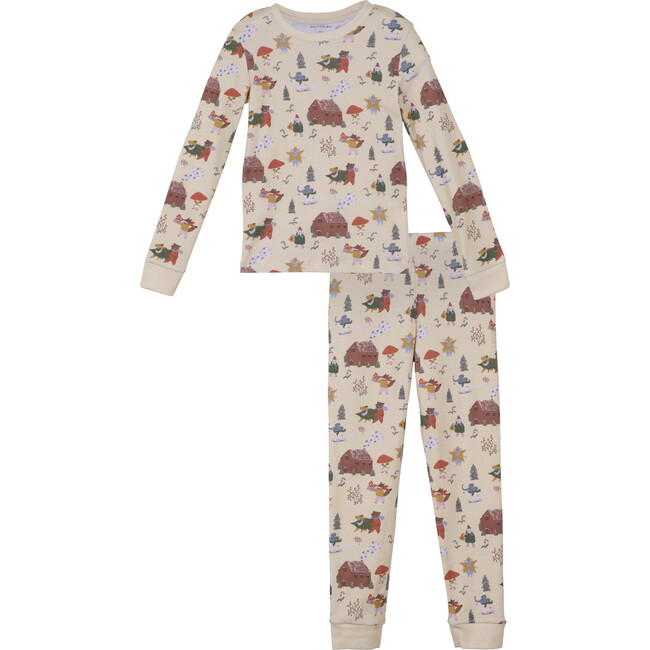 Taylor Holiday Pajama Set, Holiday Woodland - Pajamas - 1