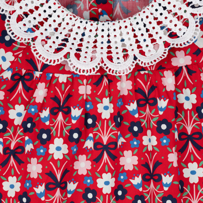 Maude Dress, Pink Kaleidoscope Flower - Dresses - 4