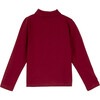 Finley Long Sleeve Polo, Burgundy - Shirts - 2 - thumbnail