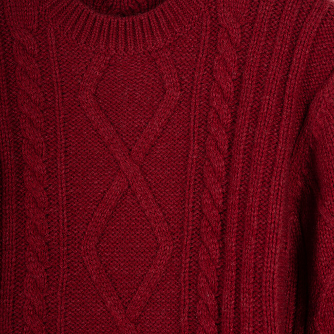 Evelyn Sweater, Burgundy - Sweaters - 3