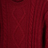 Evelyn Sweater, Burgundy - Sweaters - 3