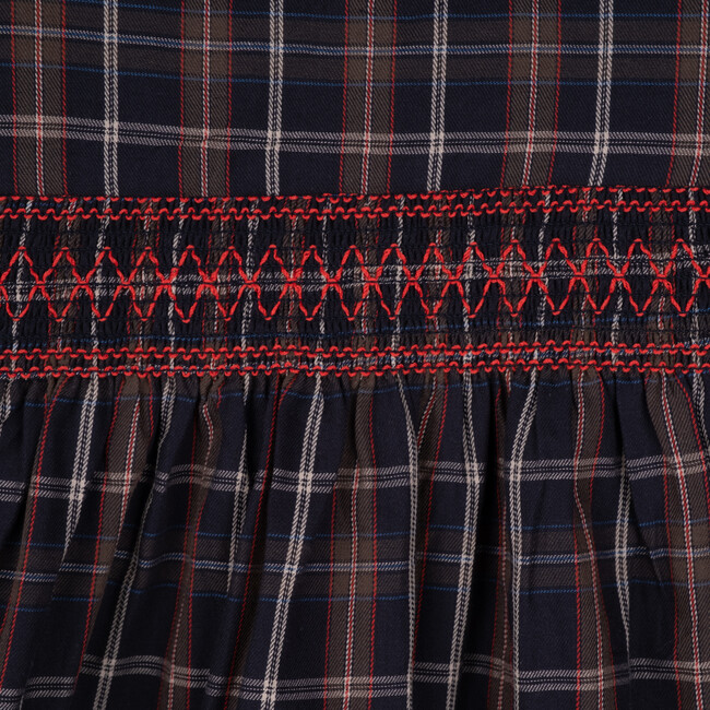 Jenny Dress, Navy Plaid - Dresses - 4