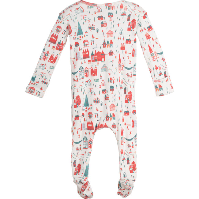 Baby Sawyer Holiday Pajama, Mr. Boddington's Village - Pajamas - 3