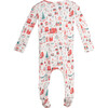 Baby Sawyer Holiday Pajama, Mr. Boddington's Village - Pajamas - 3 - thumbnail