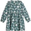 Anne Dress, Green & Ivory Leaves - Dresses - 2 - thumbnail