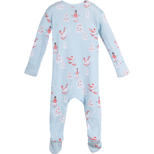 Baby Carson Holiday Pajama, Ski Pups - Pajamas - 3