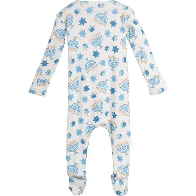 Baby Carson Holiday Pajama, Happy Hanukkah - Pajamas - 3