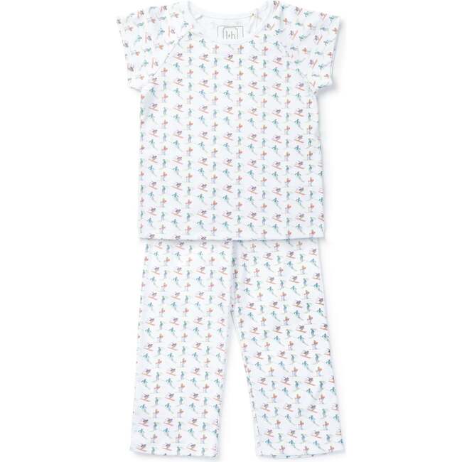 Molly Pima Cotton Pant Set, Hitting the Slopes - Pajamas - 1