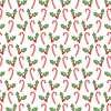 Olive Set Pima Cotton Legging Set, Candy Canes & Holly - Mixed Apparel Set - 2