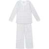 Women's Calli Longsleeve Pima Cotton Pajama Pant Set, Hitting the Slopes - Pajamas - 1 - thumbnail