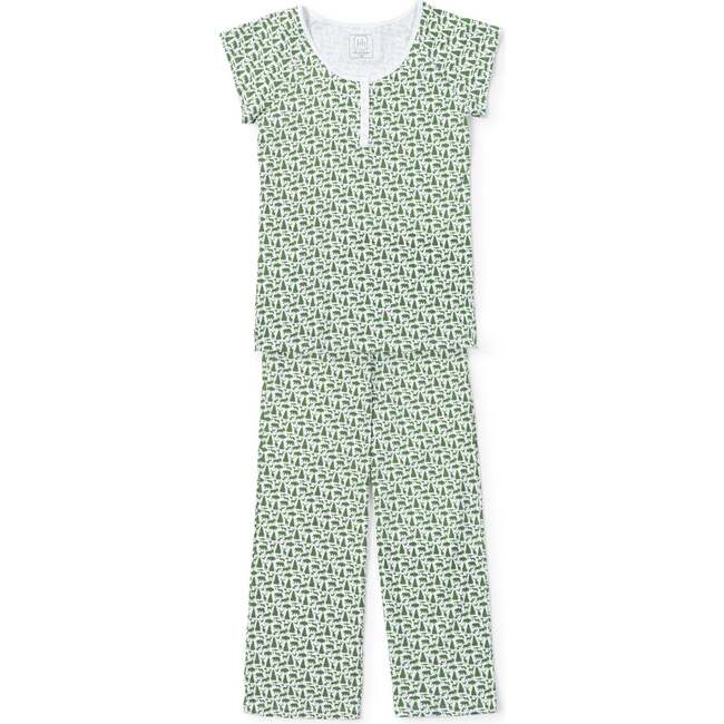 Women's Mamie Pima Cotton Pajama Pant Set, The Great Outdoors
