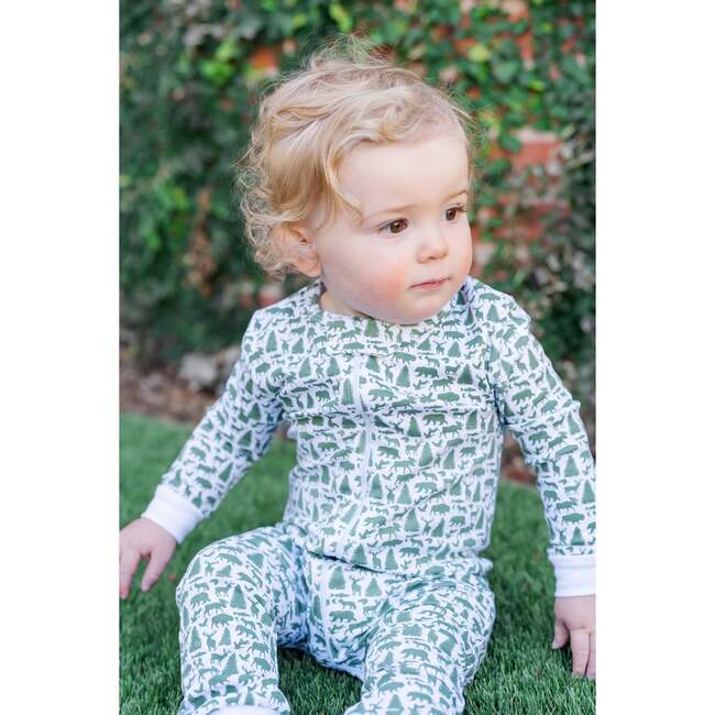 Parker Pima Cotton Zipper Pajama, The Great Outdoors - Pajamas - 3