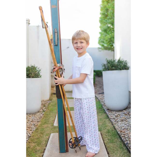Beckett Pima Cotton Hangout Pant, Hitting the Slopes - Pajamas - 3