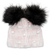 Paris Pom-Pom Beanie, White - Hats - 2