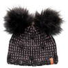 Paris Pom-Pom Beanie, Black - Hats - 1 - thumbnail