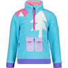 Tucker Fleece Top, Co Sky - Jackets - 1 - thumbnail
