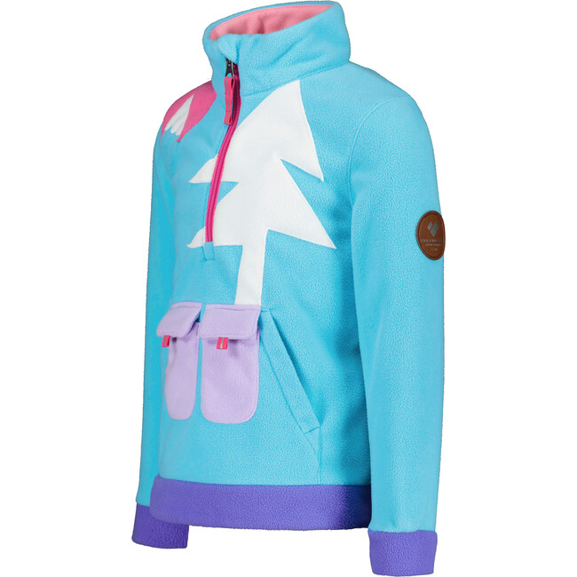 Tucker Fleece Top, Co Sky - Jackets - 2