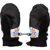 Thumbs Up Mitten Print, White Snowflakes - Gloves - 3