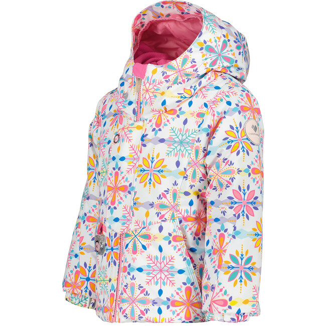 Livia Jacket, White Snowflakes - Jackets - 2