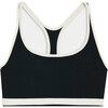 Women's Devan Recycled Techflex Bra, Black/Vintage White - Bras - 1 - thumbnail