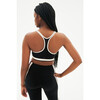 Women's Devan Recycled Techflex Bra, Black/Vintage White - Bras - 3