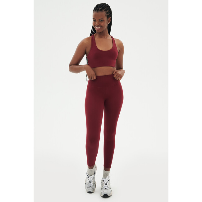 Women's Airweight High Waist 7/8, Bordeaux - Leggings - 5