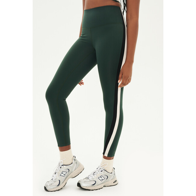 Women's Olivia High Waist Recycled Techflex 7/8, Military/Vintage White - Leggings - 3