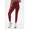 Women's Airweight High Waist 7/8, Bordeaux - Leggings - 2